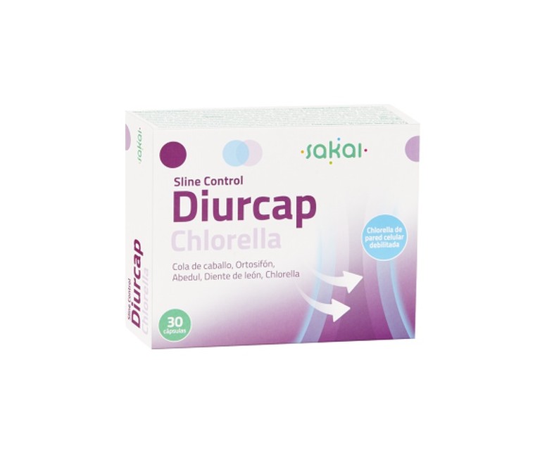 Sline Control Diurcap Chlorella 30 cápsulas Sakai