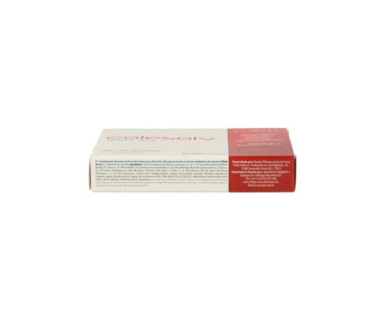 Colesolv 30 comprimidos Glauber Pharma
