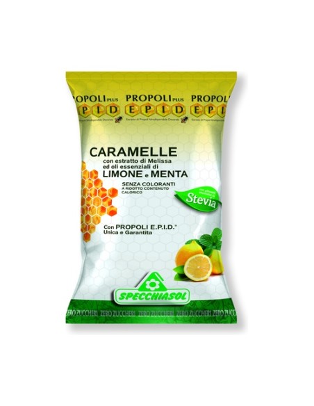 Pack Caramelos de limón y melissa 20 unidades de 67,2 g Specchiasol