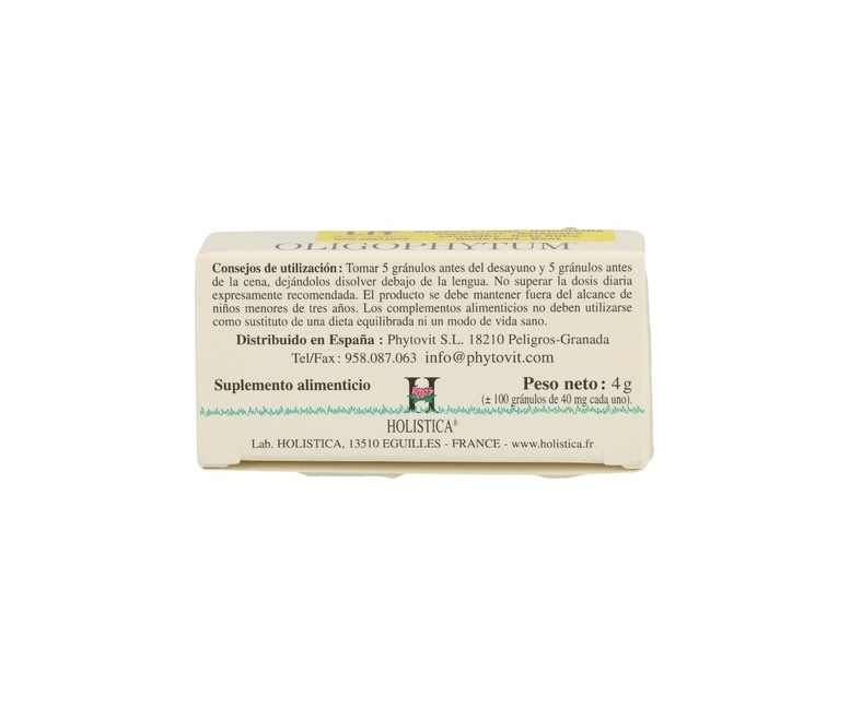 Oligophytum Litio (H20 LIT) 100 comprimidos sublinguales Holistica