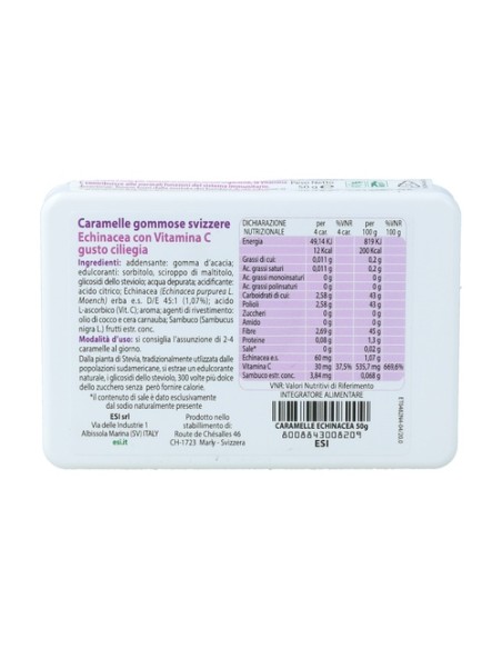 Echinaid pastillas blandas equinácea 50 g ESI