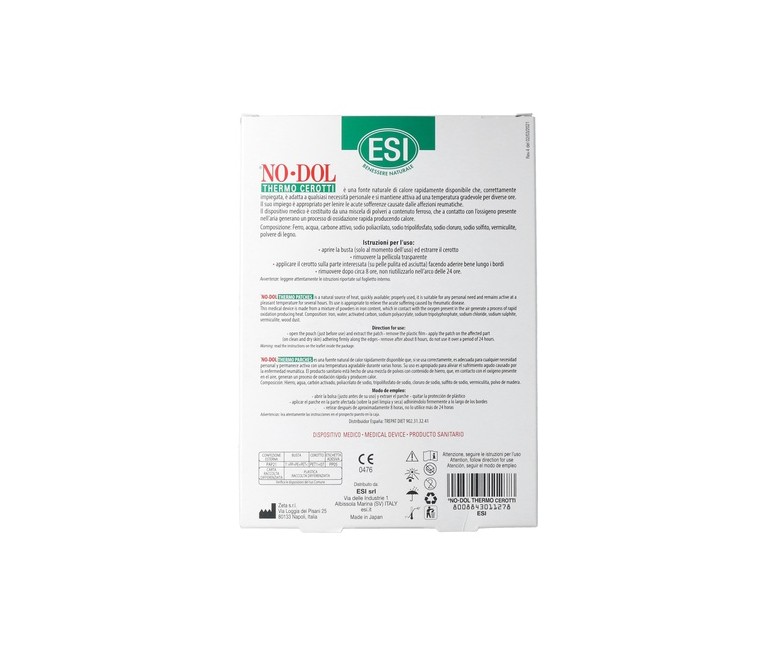 NO DOL thermo parches 3 unidades ESI