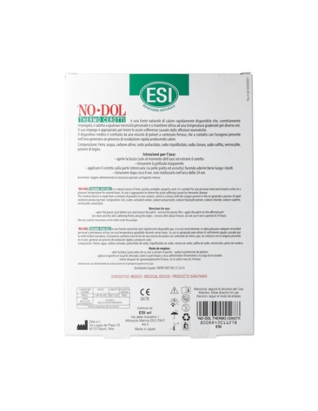 NO DOL thermo parches 3 unidades ESI