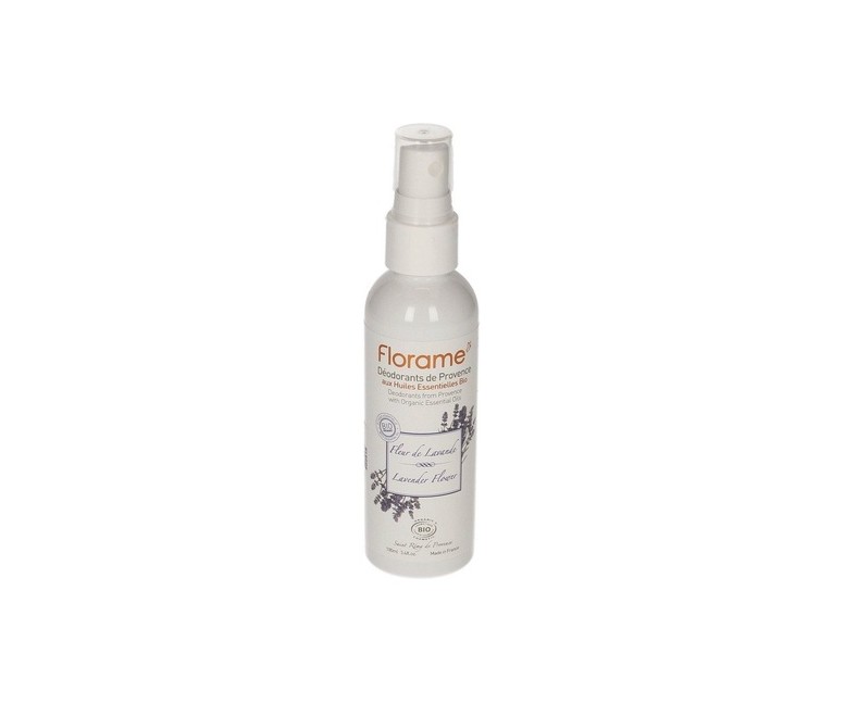 Desodorante orgánico de flores de lavanda 100 ml Florame