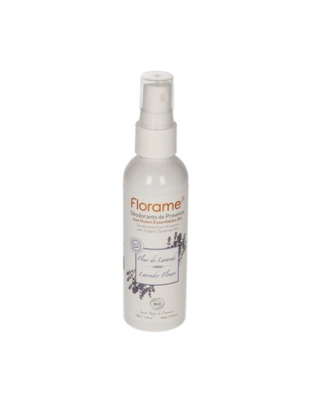 Desodorante orgánico de flores de lavanda 100 ml Florame