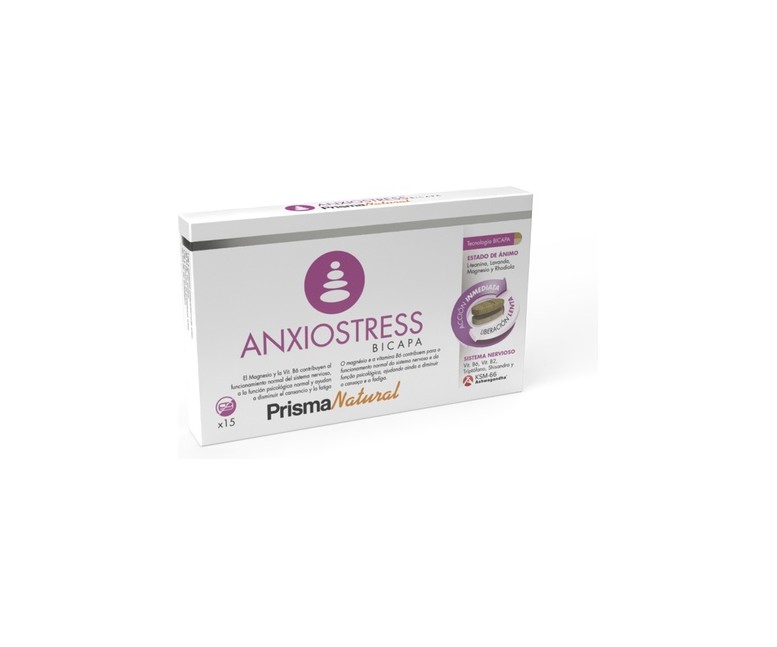 Anxio-Stress Bicapa salud emocional 15 comprimidos Prisma Natural