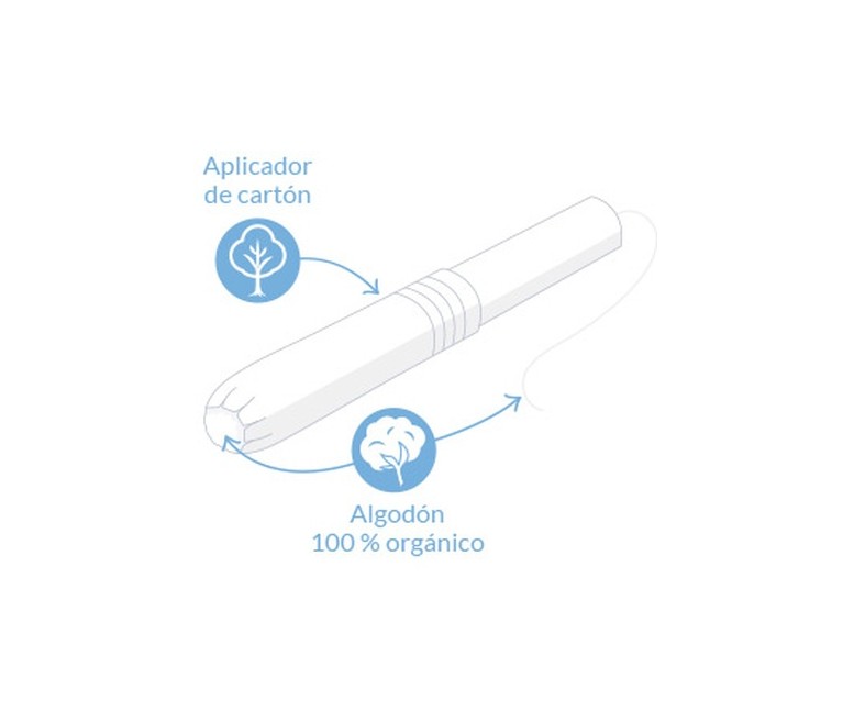Tampón Súper con Aplicador 16 unidades Natracare