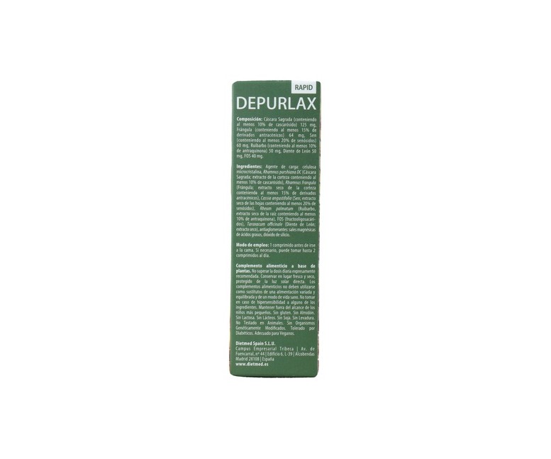 Depurlax Rápido 30 comprimidos Dietmed
