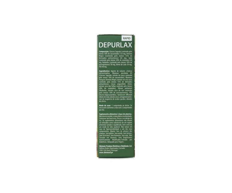 Depurlax Rápido 30 comprimidos Dietmed