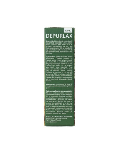 Depurlax Rápido 30 comprimidos Dietmed