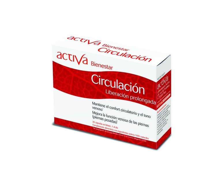 Bienestar circulación 30 cápsulas vegetales Activa