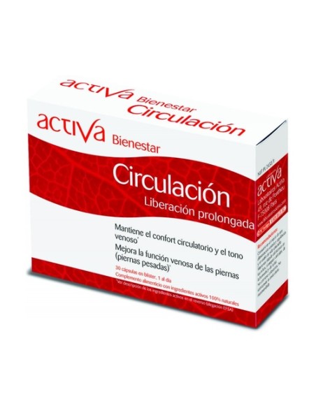 Bienestar circulación 30 cápsulas vegetales Activa