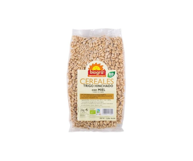 Trigo Hinchado con Miel Bio 150 g Biográ