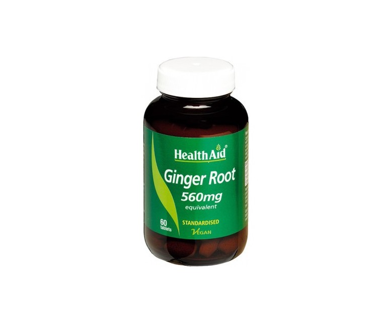 Jengibre Raíz (Ginger Root) 60 comprimidos de 560mg Health Aid