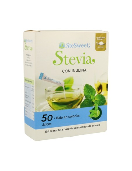 Stevia con Inulina 50 unidades de 2g Stesweet
