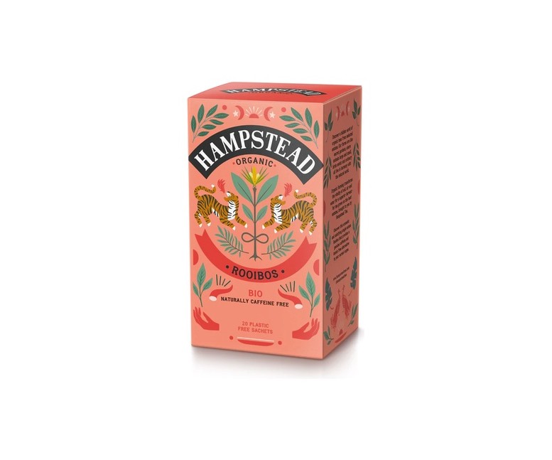 Infusión rooibos 20 bolsitas infusoras HAMPSTEAD