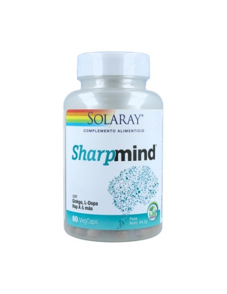 Sharpmind 60 cápsulas vegetales Solaray