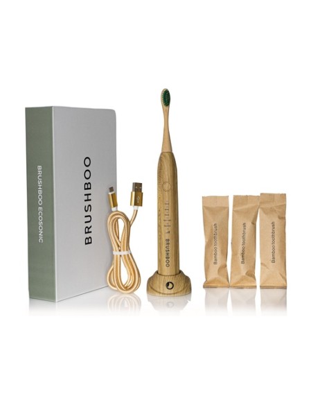 Cepillo eléctrico Ecosonic 1 cepillo eléctrico + cargador + 3 cabezales Brushboo