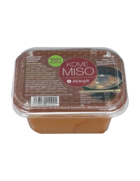 Kome Miso No pasteurizado 300 g Mimasa