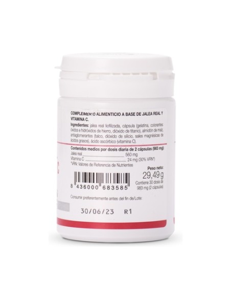 Jalea real con vitamina C 60 cápsulas Ana Maria Lajusticia