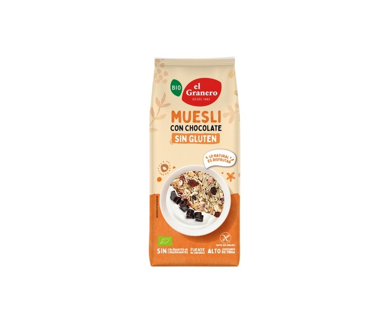 Muesli choco 375 g El Granero Integral
