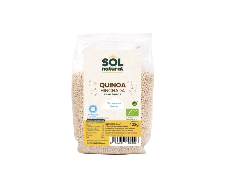 Quinoa hinchada Bio 125 g Sol Natural