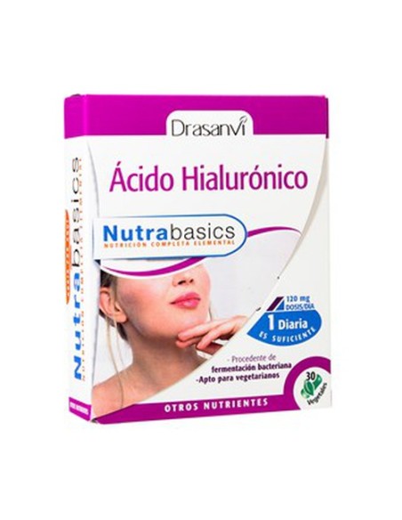 Nutrabasics Ácido Hialurónico 30 cápsulas vegetales Drasanvi