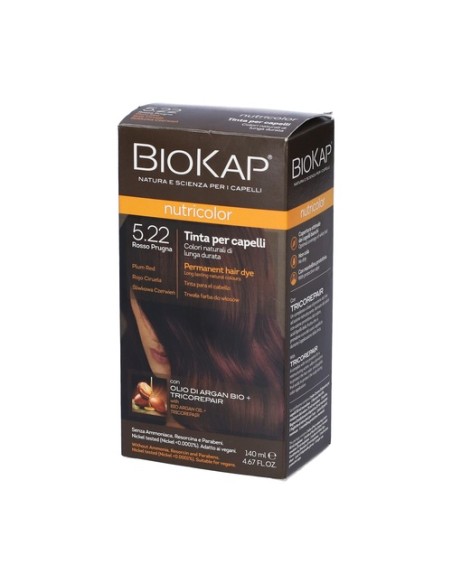 Tinte Nutricolor Rojo Ciruela 5.22 140 ml Biokap