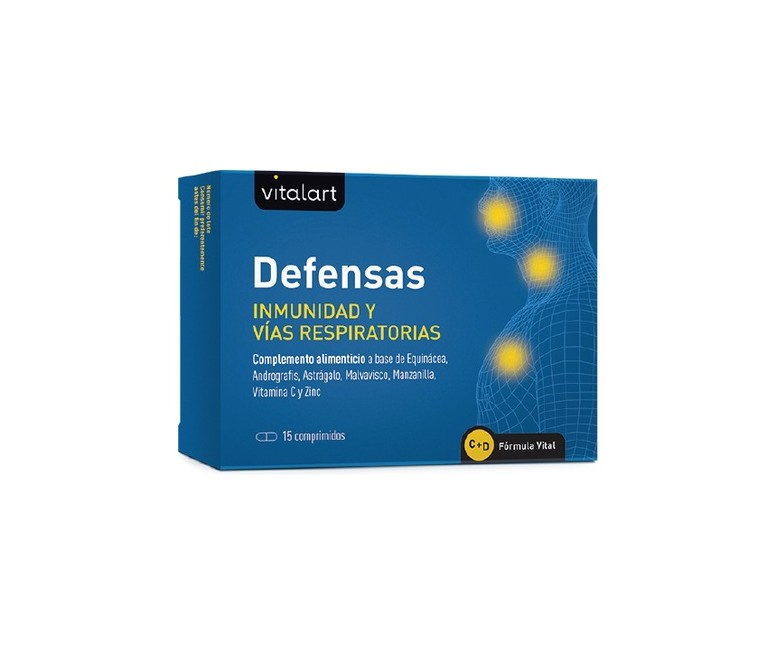 Defensas inmunidad y vías respiratorias 15 comprimidos VITALART