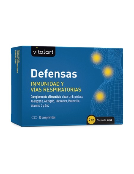 Defensas inmunidad y vías respiratorias 15 comprimidos VITALART