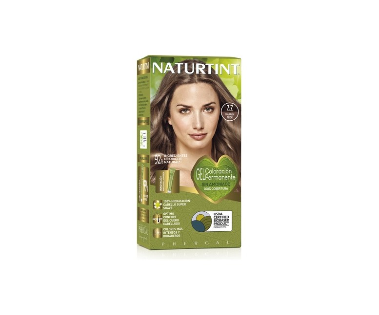 Naturtint Coloración Con Quinoa 7.7 - Marrón Teide 1 unidad Naturtint