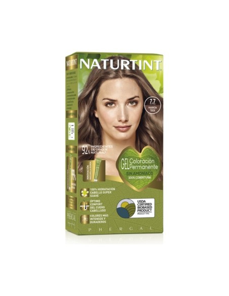 Naturtint Coloración Con Quinoa 7.7 - Marrón Teide 1 unidad Naturtint