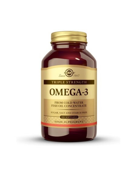 Omega 3 Triple Concentración 100 cápsulas Solgar