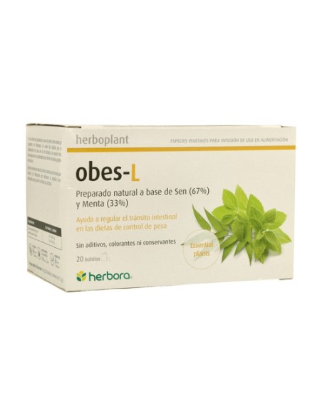Infusión Herboplant Obes L 20 bolsitas infusoras Herbora