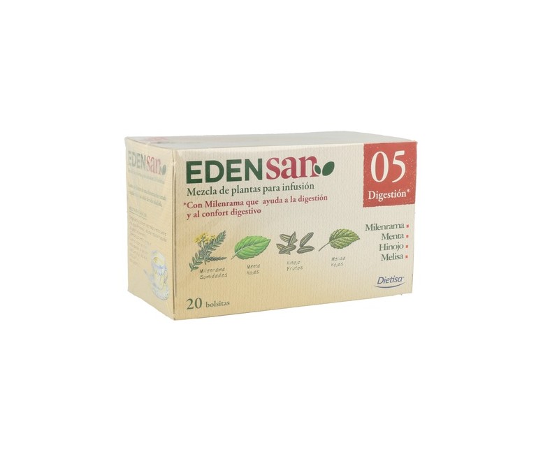 Edensan 05 Dig Infusiones 20 bolsitas infusoras Dietisa