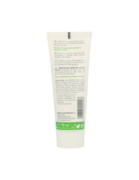 Dentífrico extra fresco con menta 75 ml Logona