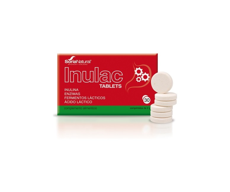 Inulac 30 comprimidos de 2g Soria Natural