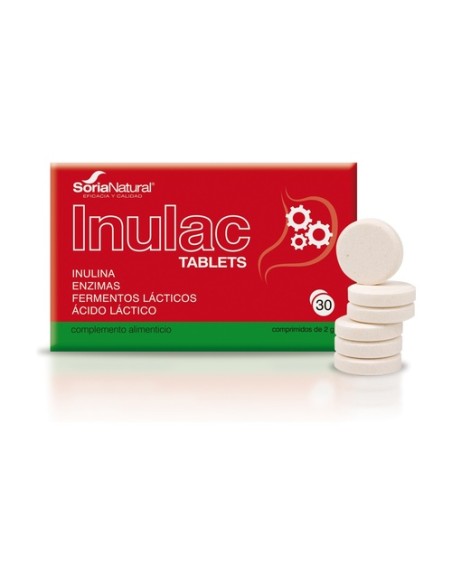 Inulac 30 comprimidos de 2g Soria Natural