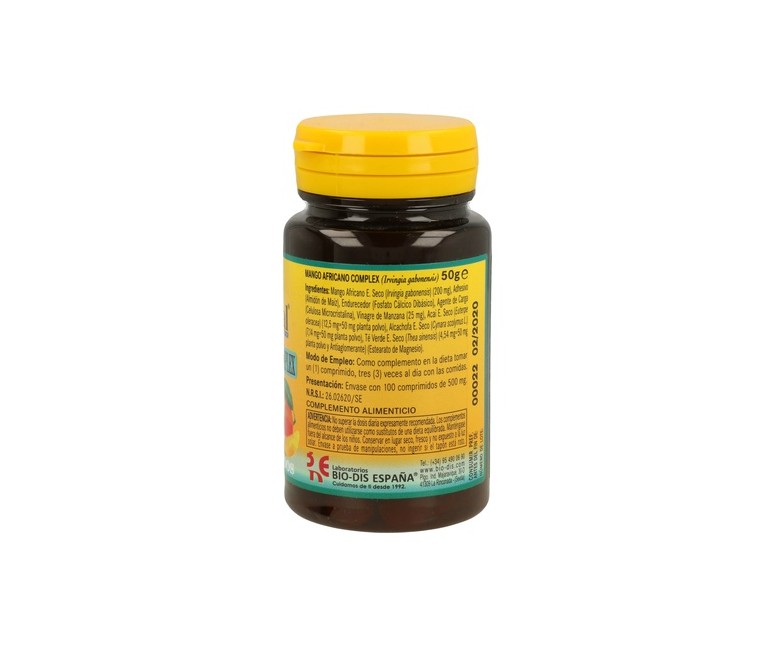 Mango Africano Complex (ext. seco) 100 comprimidos de 200mg Nature essential