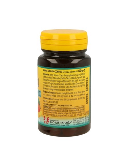Mango Africano Complex (ext. seco) 100 comprimidos de 200mg Nature essential