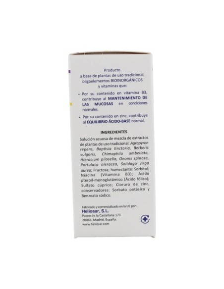 Berbarin compensium función renal y urinaria 50 ml Heliosar
