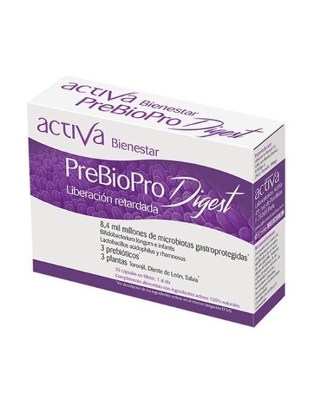 Bienestar pro digest 30 cápsulas vegetales Activa