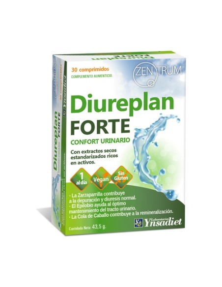 Diureplan Forte 30 comprimidos Zentrum