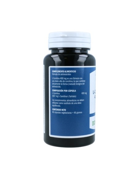 L-Carnitina 60 cápsulas vegetales de 400mg Bonusan