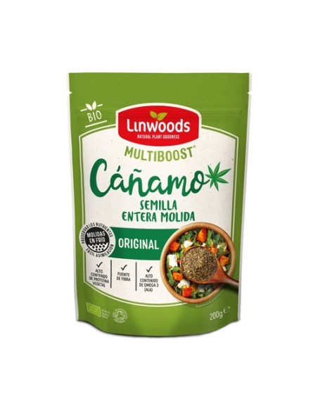 Semillas de cáñamo molidas Bio 200 g Linwoods