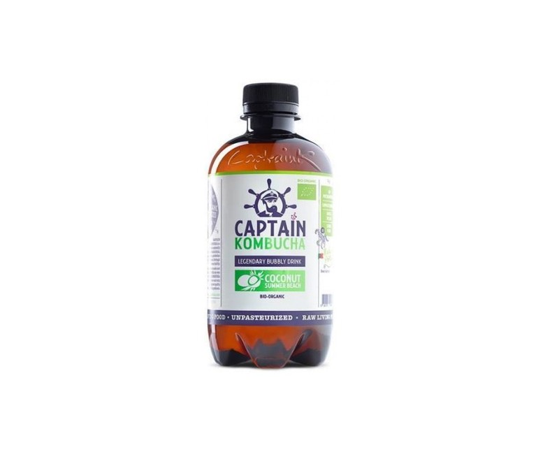 Bebida Kombucha Té Coco Bio 400 ml (Coco) Captain Kombucha