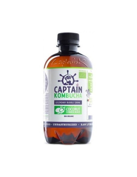 Bebida Kombucha Té Coco Bio 400 ml (Coco) Captain Kombucha