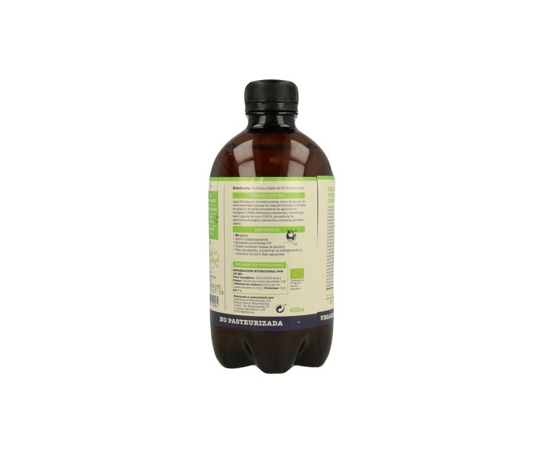 Bebida Kombucha Té Coco Bio 400 ml (Coco) Captain Kombucha