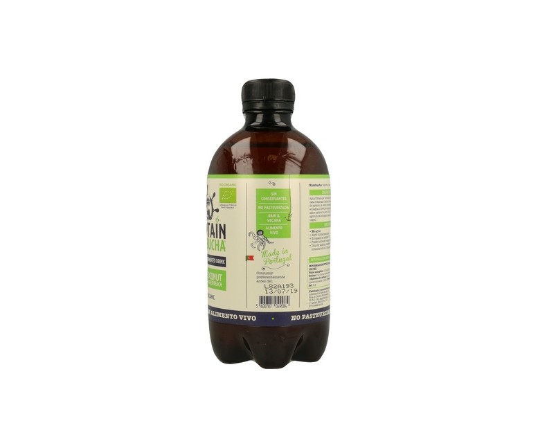 Bebida Kombucha Té Coco Bio 400 ml (Coco) Captain Kombucha