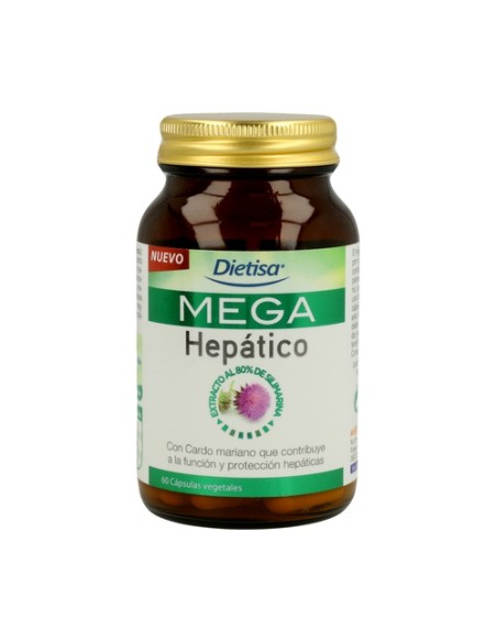 Mega Hepático 60 cápsulas Dietisa